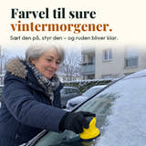 Illustrationsfoto: Farvel til sure vintermorgener. Sæt den på, styr den – og ruden bliver klar.