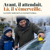 Photo d'illustration : Avant, il attendait. Là, il s’émerveille. Le matin redevient un moment à deux.
